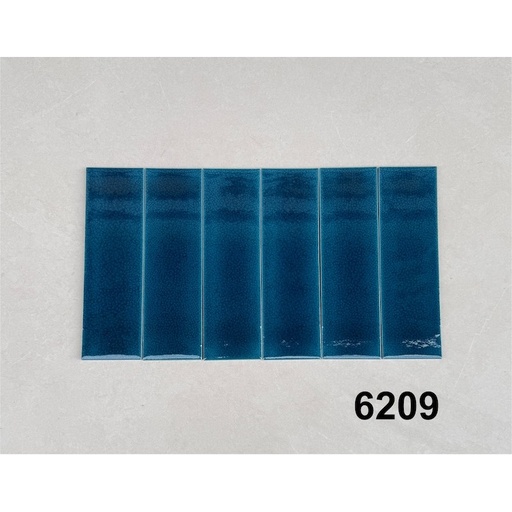 [MHD6209] Gạch Thẻ Men Rạn Xanh Dương KT 6x20cm mã MHD6209