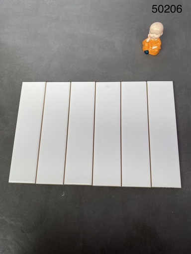 [STA50206] Gạch thẻ trắng mờ phẳng KT 50x200mm mã STA50206