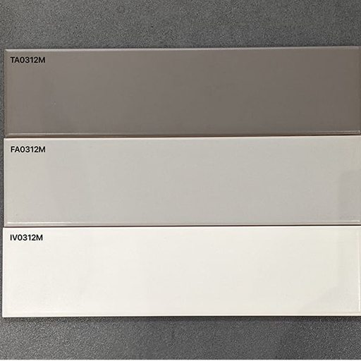 [TA0312PM] Gạch thẻ VN loại 1 xám nhạt lượn mặt 75x300mm mã TA0312PM