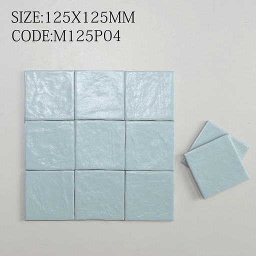 [M125P04] Gạch thẻ 125x125mm bề mặt ngọc trai cao cấp M125P04