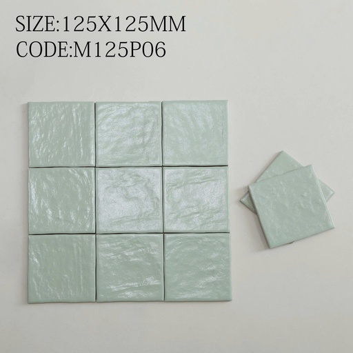 [M125P06] Gạch thẻ 125x125mm bề mặt ngọc trai cao cấp M125P06