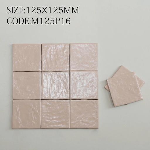 [M125P16] Gạch thẻ 125x125mm bề mặt ngọc trai cao cấp M125P16