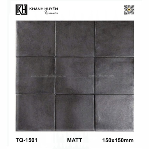 [GCCKH-TQ-1501] Gạch thẻ 150×150 mm TQ-1501