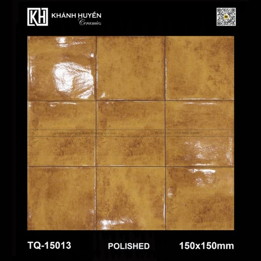 [GCCKH-TQ-15013] Gạch thẻ 150×150 mm TQ-15013