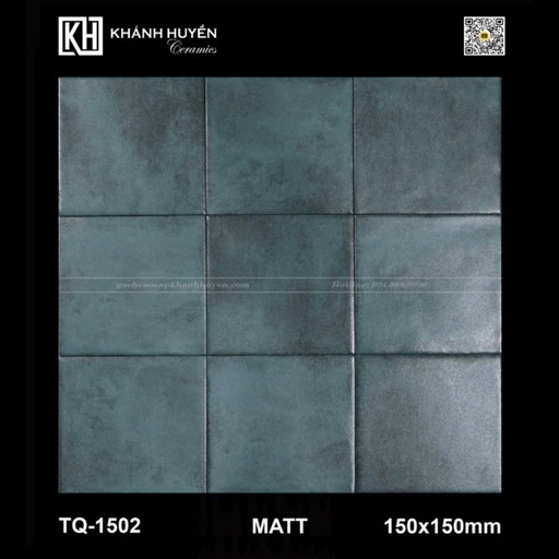 [GCCKH-TQ-1502] Gạch thẻ 150×150 mm TQ-1502