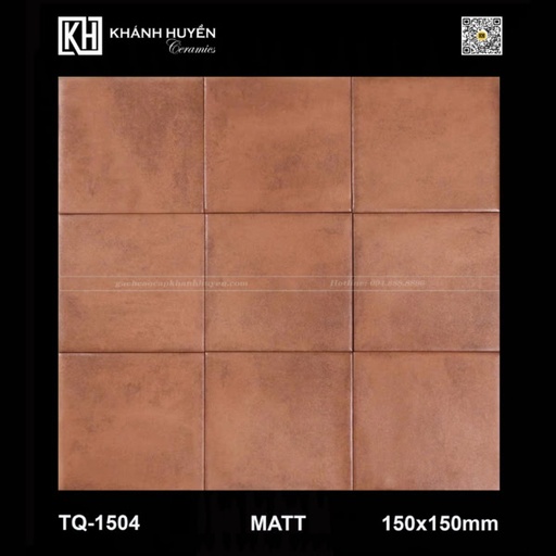 [GCCKH-TQ-1504] Gạch thẻ 150×150 mm TQ-1504