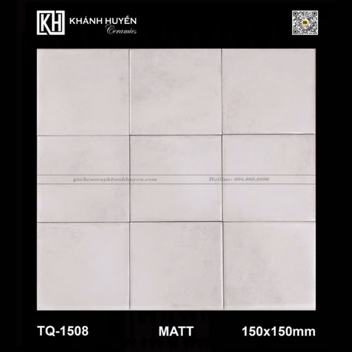 [GCCKH-TQ-1508] Gạch thẻ 150×150 mm TQ-1508