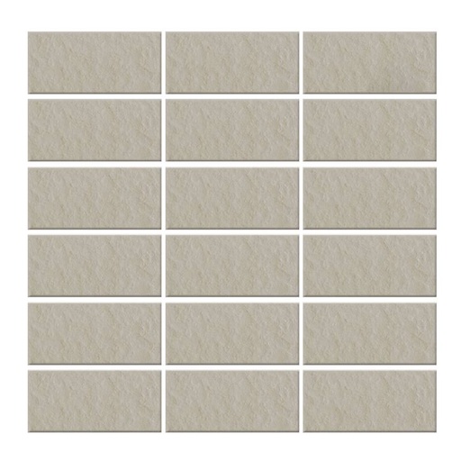 [4931] Gạch thẻ ốp tường màu xám nhạt bề mặt sần 45x95mm 4931