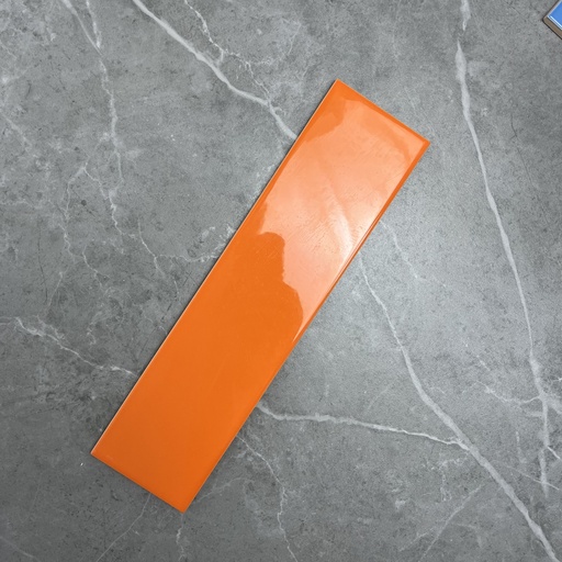 [M75309] Gạch thẻ 75x300 mmmàu cam men bóng mã M75309