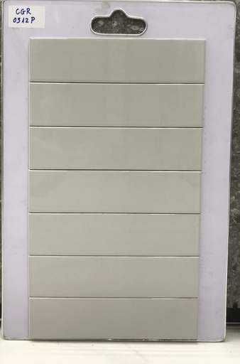 [CGR0312P] Gạch thẻ VN KT 75x300mm xám bóng phẳng loại 1 mã CGR0312P (1h/1.125m/50v)