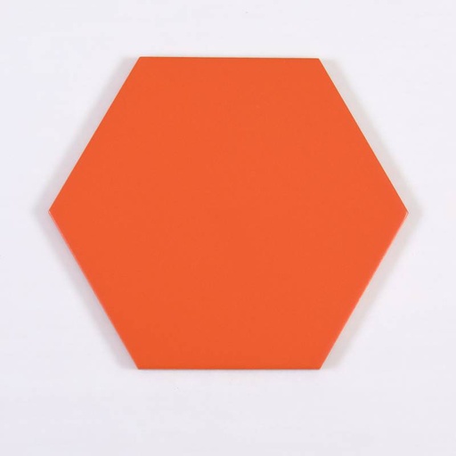 [102825191658] Gạch lục giác cam men mờ 200x230x115 mm NGL_M23209