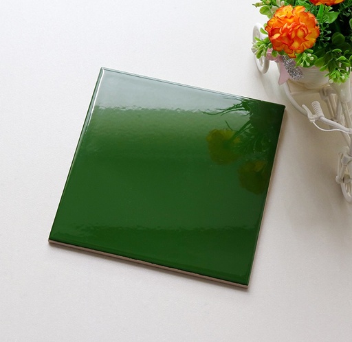 [M1112_S] Gạch thẻ VN, KT 100x100 mm màu xanh đậm bóng phẳng mã M1112_S loại ưu