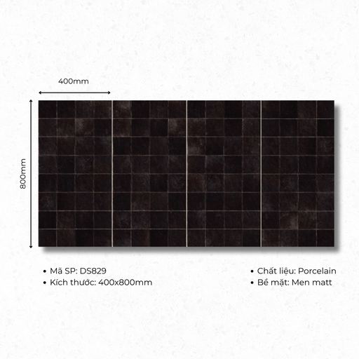 [M829] Gạch ốp lát 400x800 mã M829 (1thùng/ 1.92m2/ 6v/ 36,5kg)