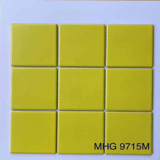 [MHG 9715M] Gạch Men Mờ 100x100mm Màu Vàng MHG 9715M