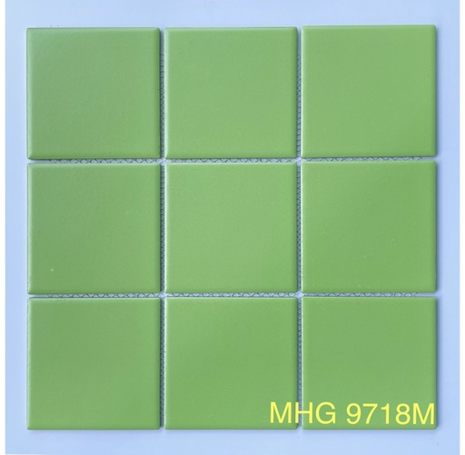 [MHG 9718M] Gạch Men Mờ 300x300 mm Màu Xanh Lá MHG 9718M