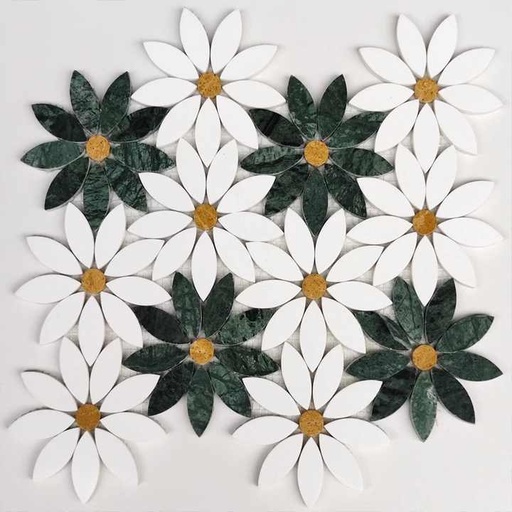 [Stucco Grey_60120] Gạch khảm đá tự nhiên trang trí cho thiết kế tường phòng tắm