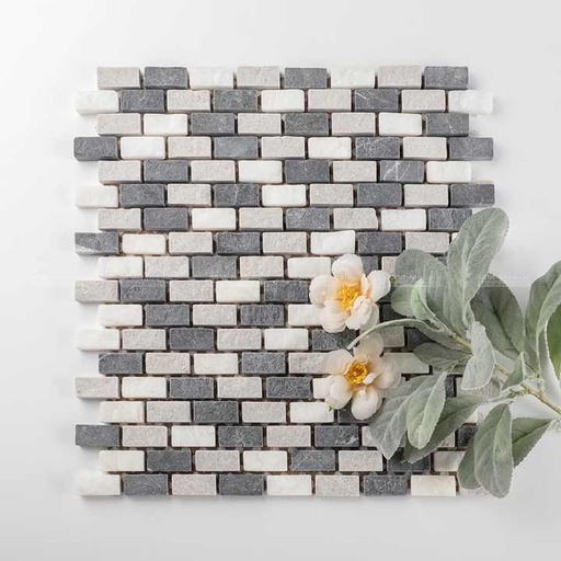 [Onyx Ice] Gạch khảm đá tự nhiên trang trí tường và sàn nhà tắm