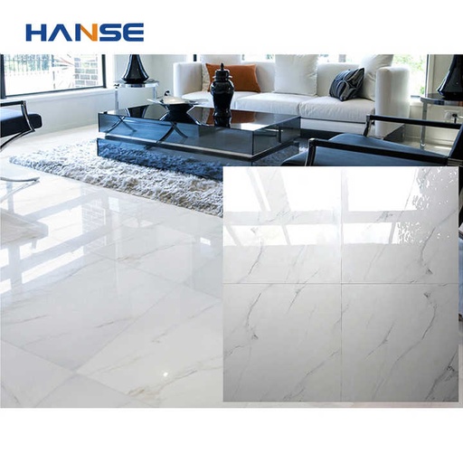 [g38629] Gạch lát nền mầu trắng cẩm thạch giá xuất xưởng cho căn hộ