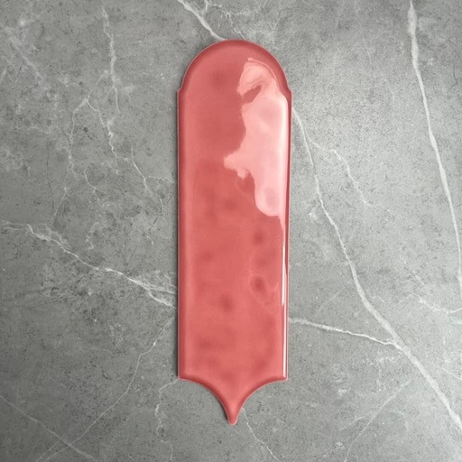 [MHB 23007] Gạch lông vũ hồng bóng đậm 90x308mm M9316-C