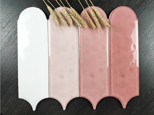 [YK23211] Gạch lông vũ màu trắng men bóng mã M9300 (1h/1m/40v014kg)