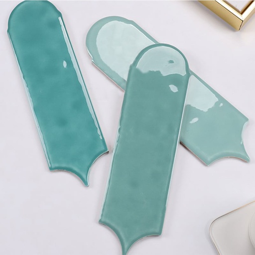 [YK5600] Gạch lông vũ xanh 90x308 M9306-B