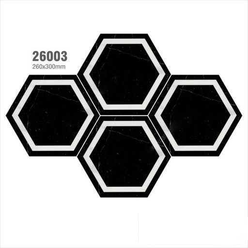 [106959410439] Gạch lục giác KT 260x300mm mã 26003