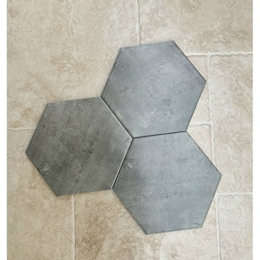 [SMM-36007] Gạch lục giác nhập khẩu xương porcelain men matt KT 230x 200mm mã FL237