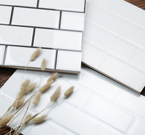 [106341638987] Gạch men giả gạch, màu trắng, 300*600mm, dùng cho nhà tắm và nhà bếp