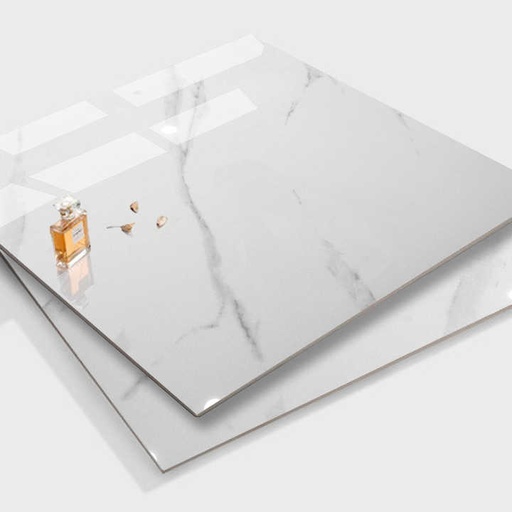 [MHT078] Gạch men sứ trắng Calacatta giả đá cẩm thạch 60x60