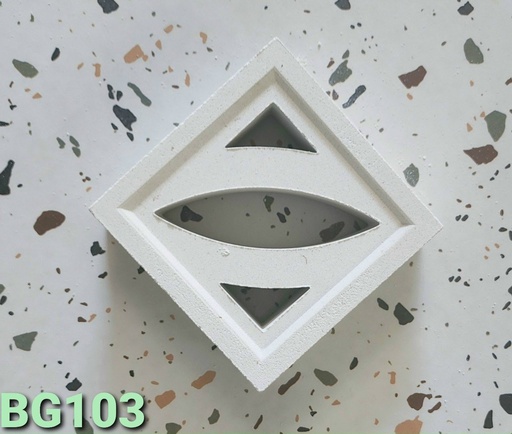 [MZ06] Gạch thông gió 190x190x65 màu trắng