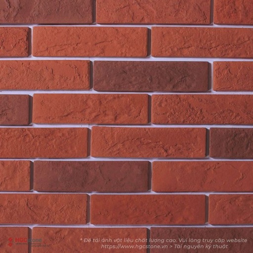 [9625] Gạch trang trí đỏ đậm