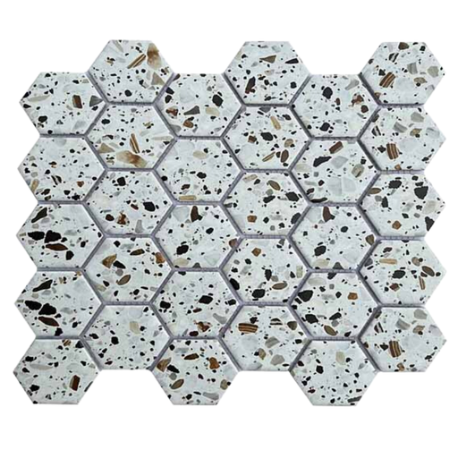 [DSH-PP59M66] Gạch Mosaic Lục Giác Họa Tiết PP59M66