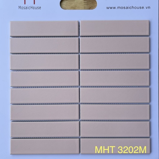 [MHT3202] Gạch Mosaic Que Đũa 3202M Màu Hồng