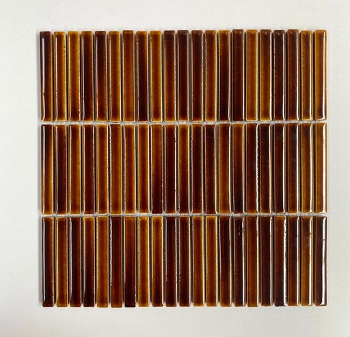 [92TTEB-11A] Gạch Mosaic Que Đũa Nâu 92TTEB-11A