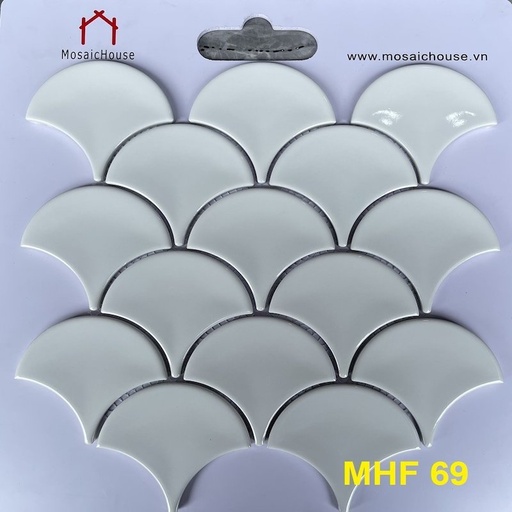 [MHF69] Gạch Mosaic Vảy Cá Bóng MHF 69