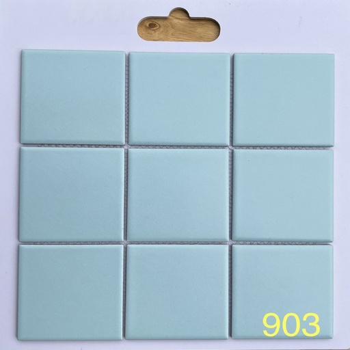[MHG 903] Gạch Mosaic gốm 97x97mm xanh mờ MHG 903