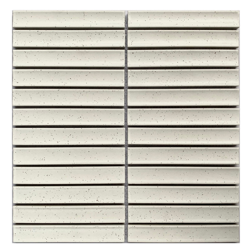 [2223] Gạch Mosaic lõm trắng mờ KT 20x145mm mã 2223