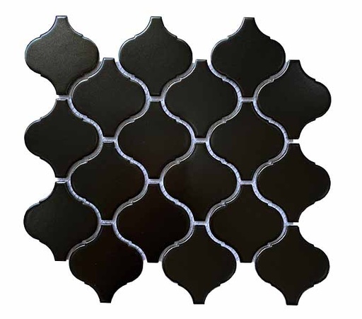 [MHG 810] Gạch Mosaic lồng đèn màu đen MHG 810