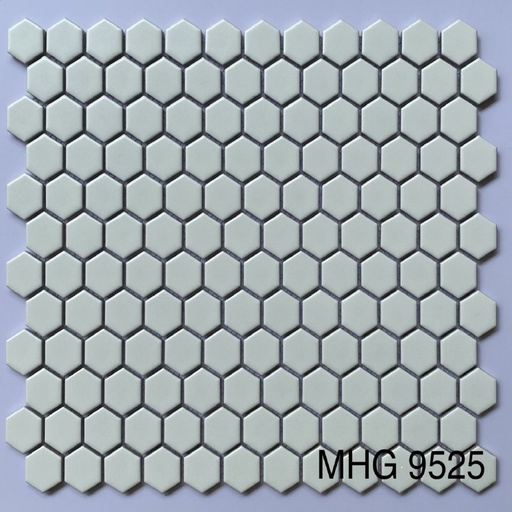 [MHG9525] Gạch Mosaic lục giác trắng mã MHG9525