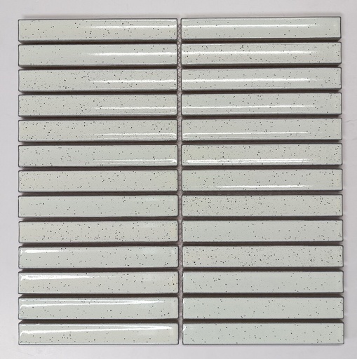 [82378] Gạch Mosaic que trắng đốm KT 22x145mm 82378