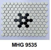 [MHG9535] Gạch mosaic lục giác mã MHG9535