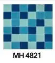 [MH 4821] Gạch mosaic thủy tinh nhập khẩu, màu xanh mix, KT viên 48mm x 48mm, KT vỉ 300x300 mm, MH 4821 (1 thùng 22 vĩ = 2m2)