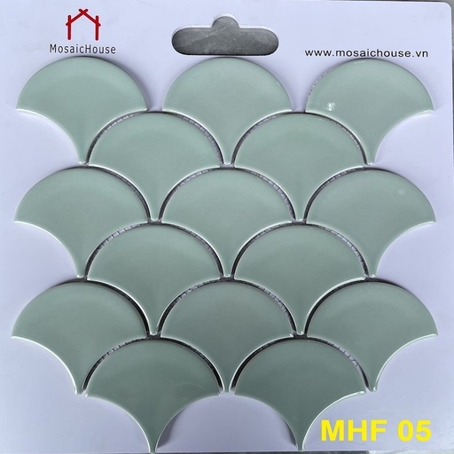 [MHF05] Gạch mosaic vảy cá xanh MHF05
